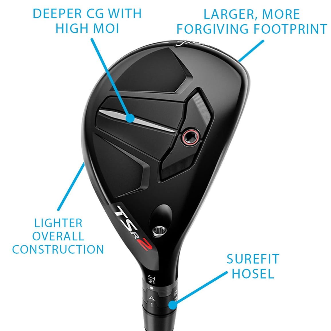 Titleist Men's TSR2 Hybrid