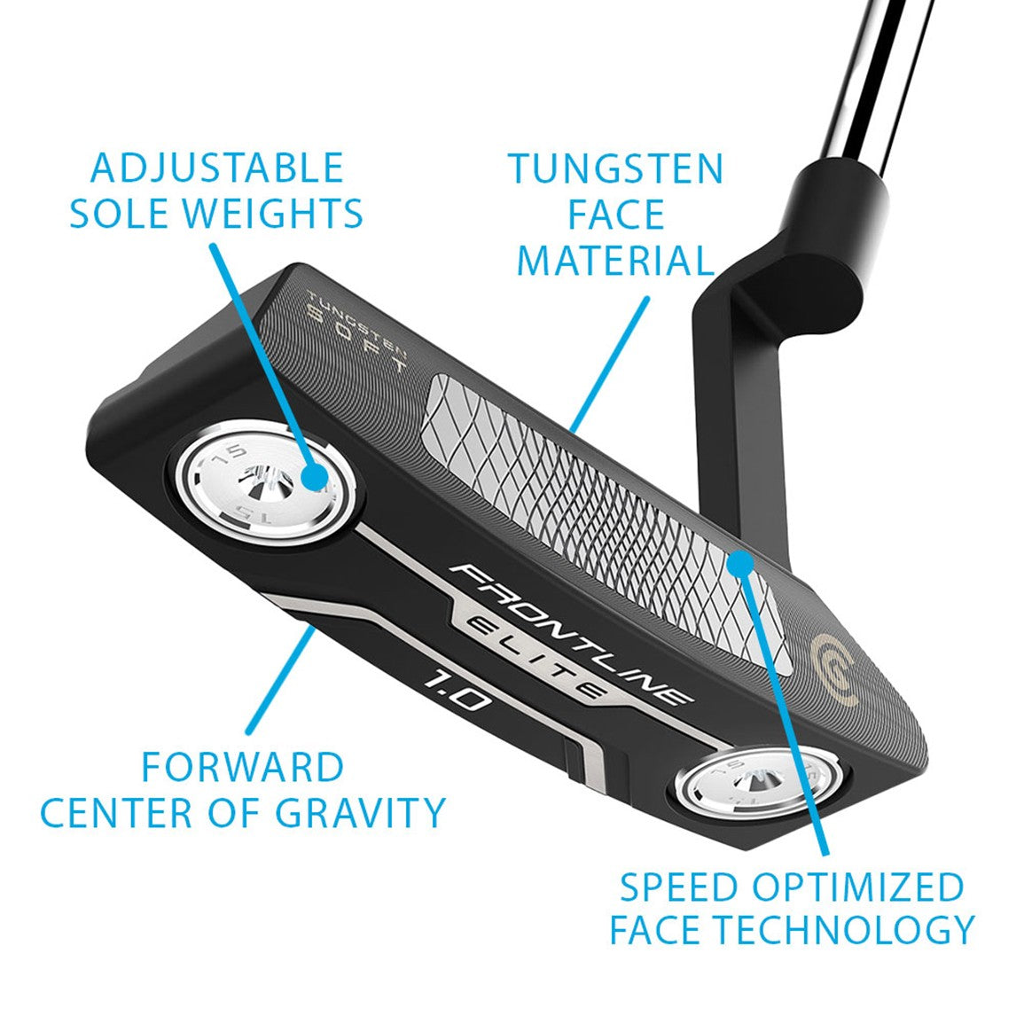 Cleveland Frontline Elite 1.0 Plumber's Neck All In Putter