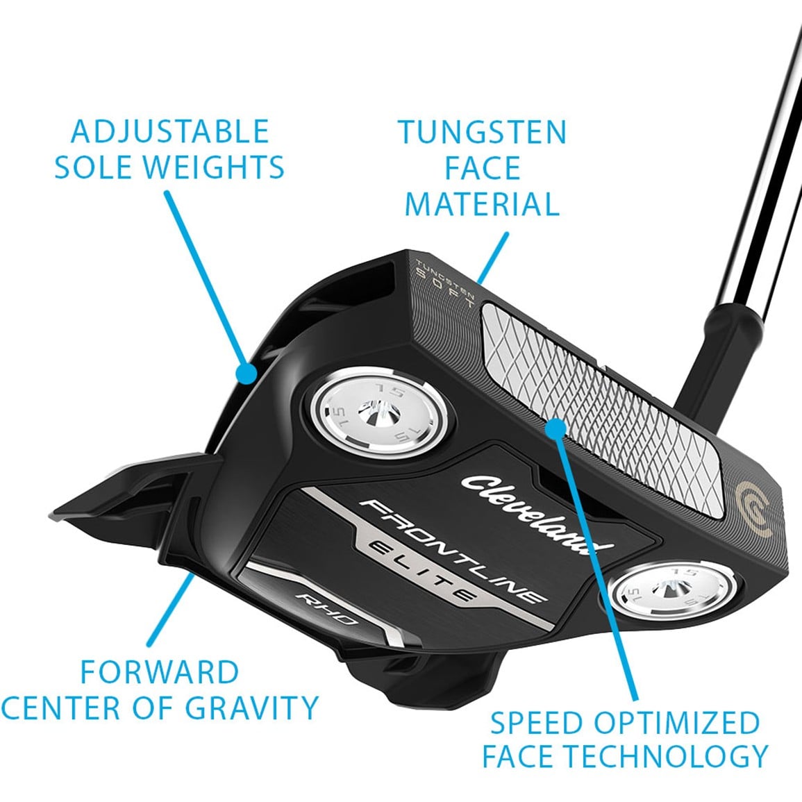 Cleveland Frontline Elite RHO Slant Neck All In Putter