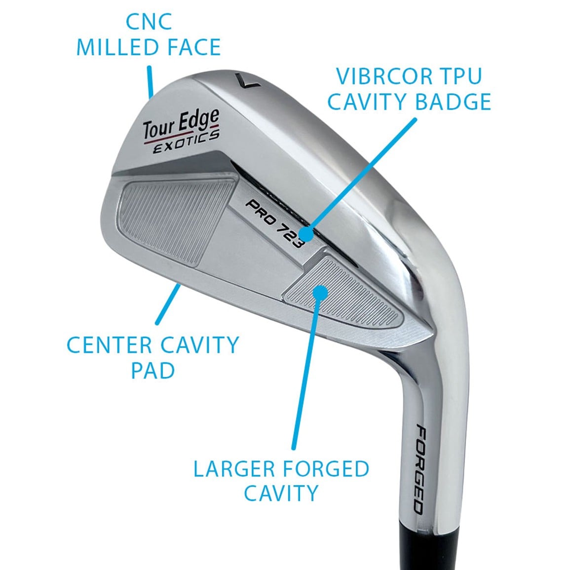 Tour Edge Men's Exotics Pro 723 Irons