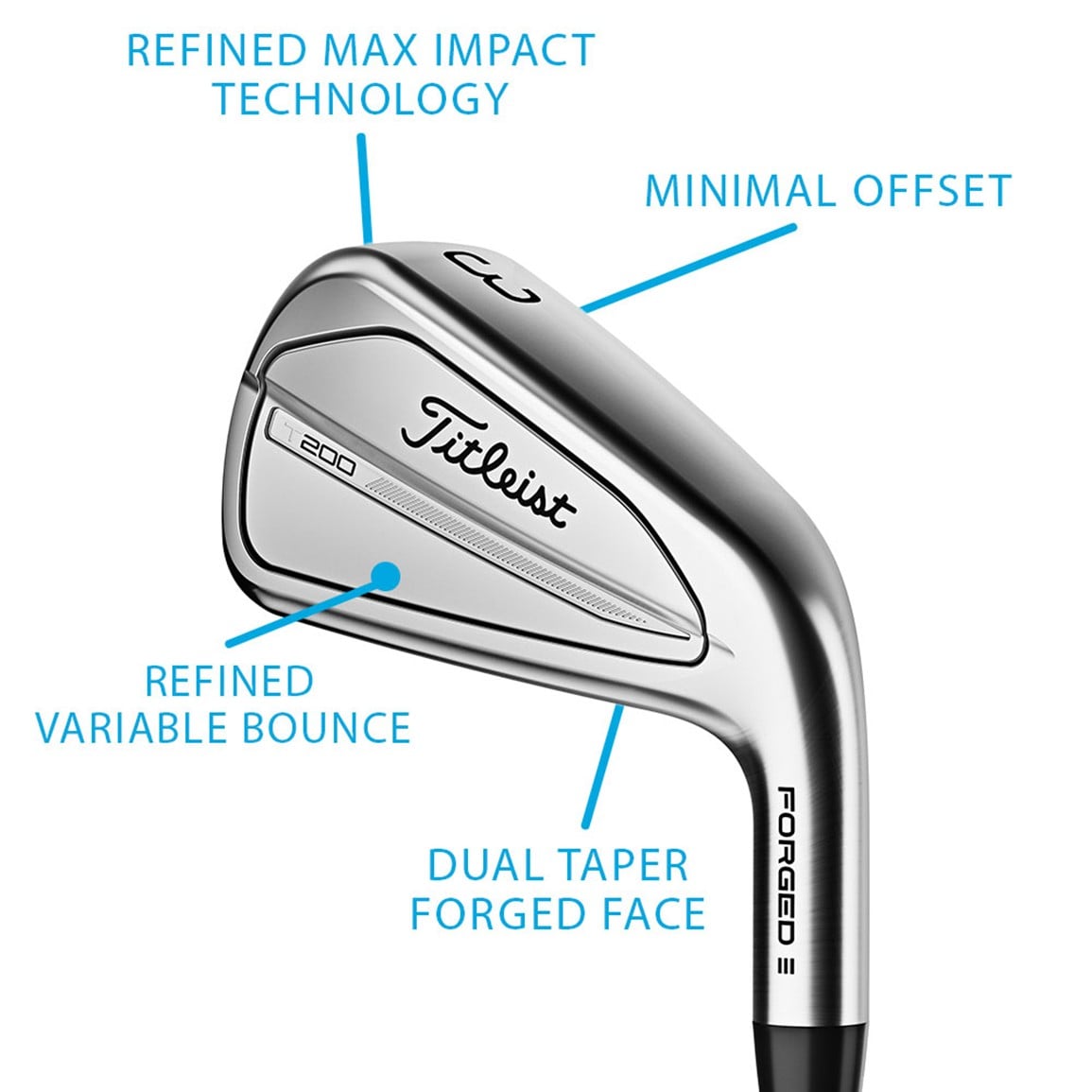 Titleist Men's 2023 T200 Utility Iron