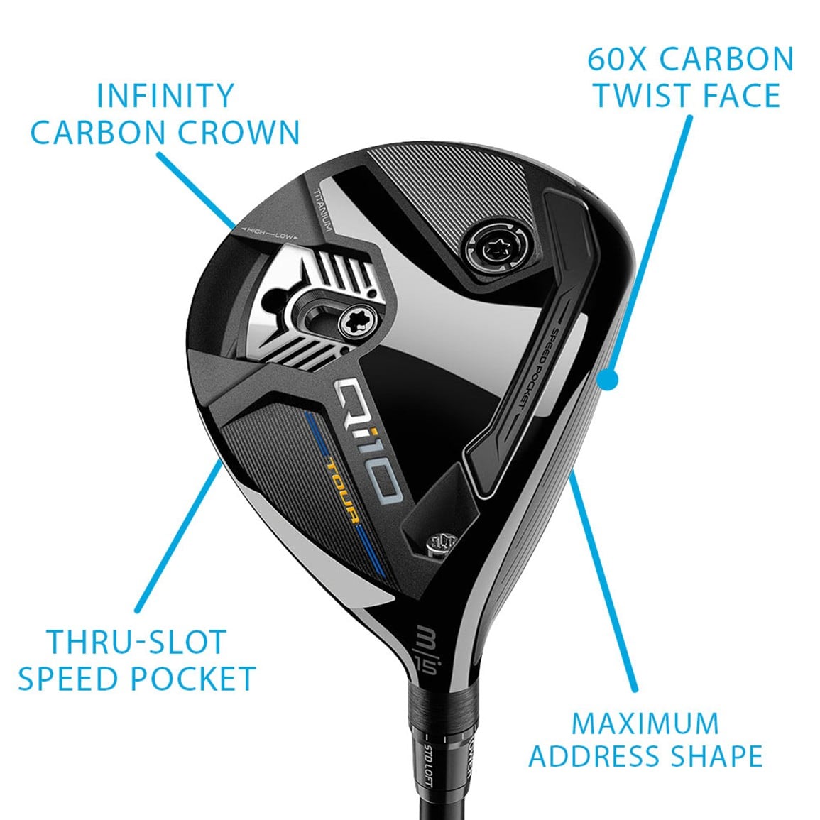TaylorMade Men's Qi10 Tour Fairway