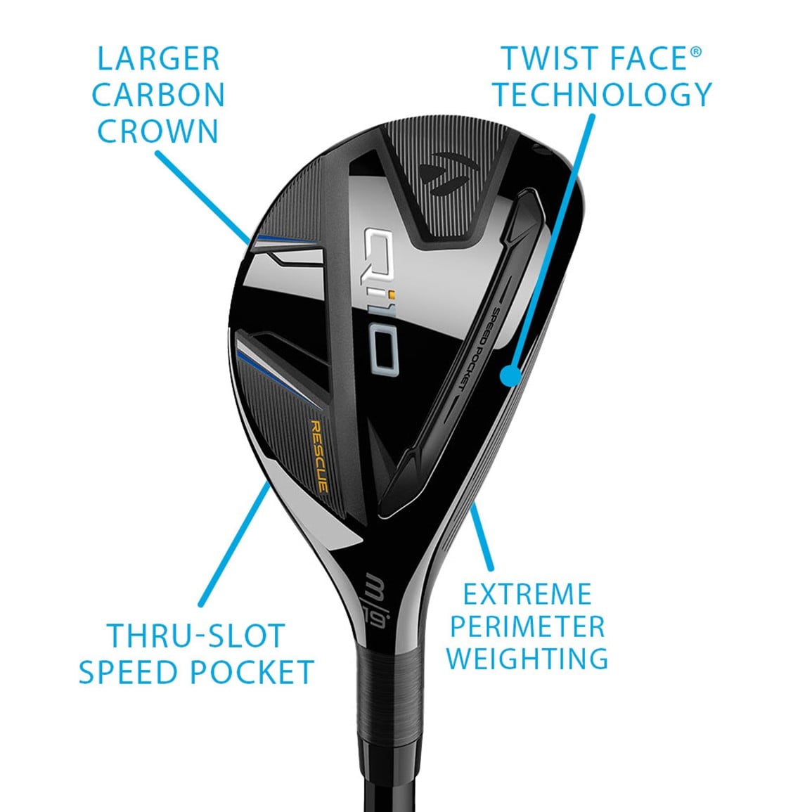 TaylorMade Men's Qi10 Rescue Hybrid