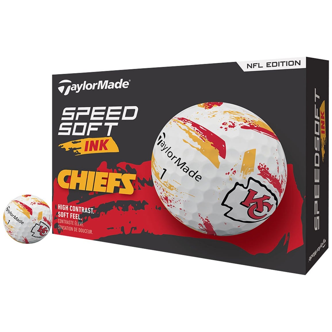 TaylorMade Speed Soft INK NFL Golf Balls