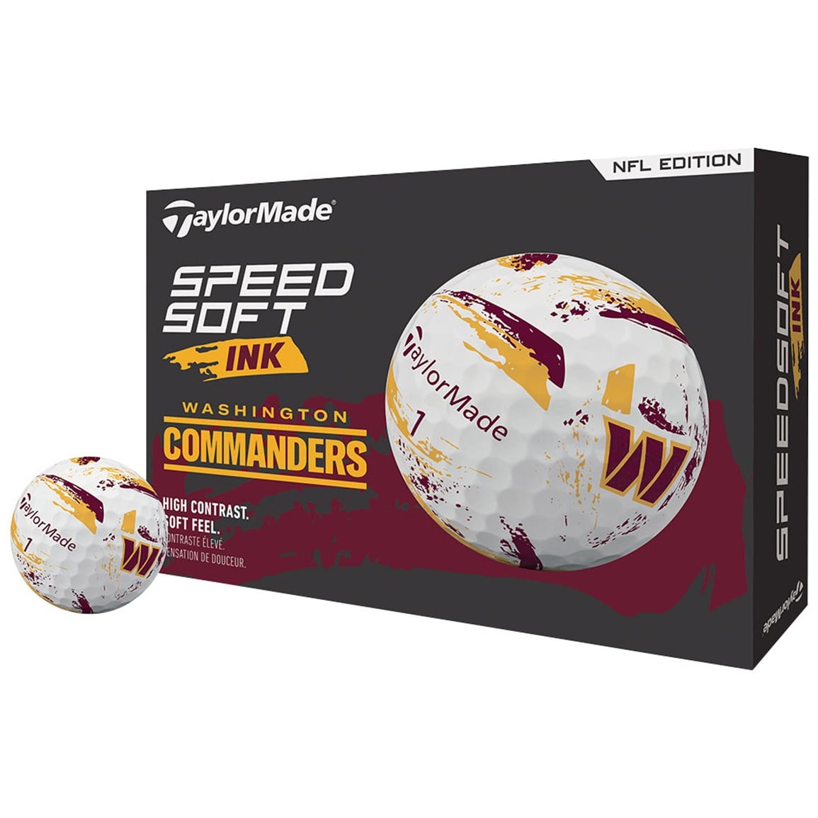 TaylorMade Speed Soft INK NFL Golf Balls