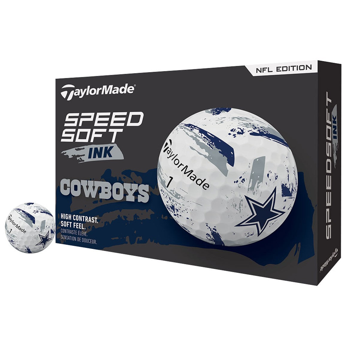 TaylorMade Speed Soft INK NFL Golf Balls
