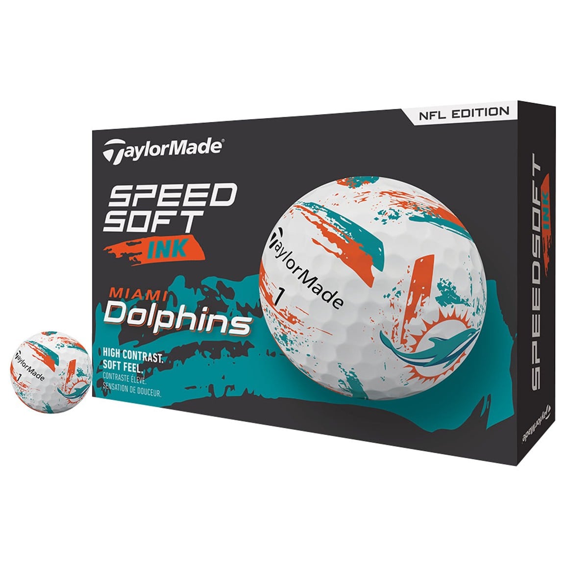 TaylorMade Speed Soft INK NFL Golf Balls