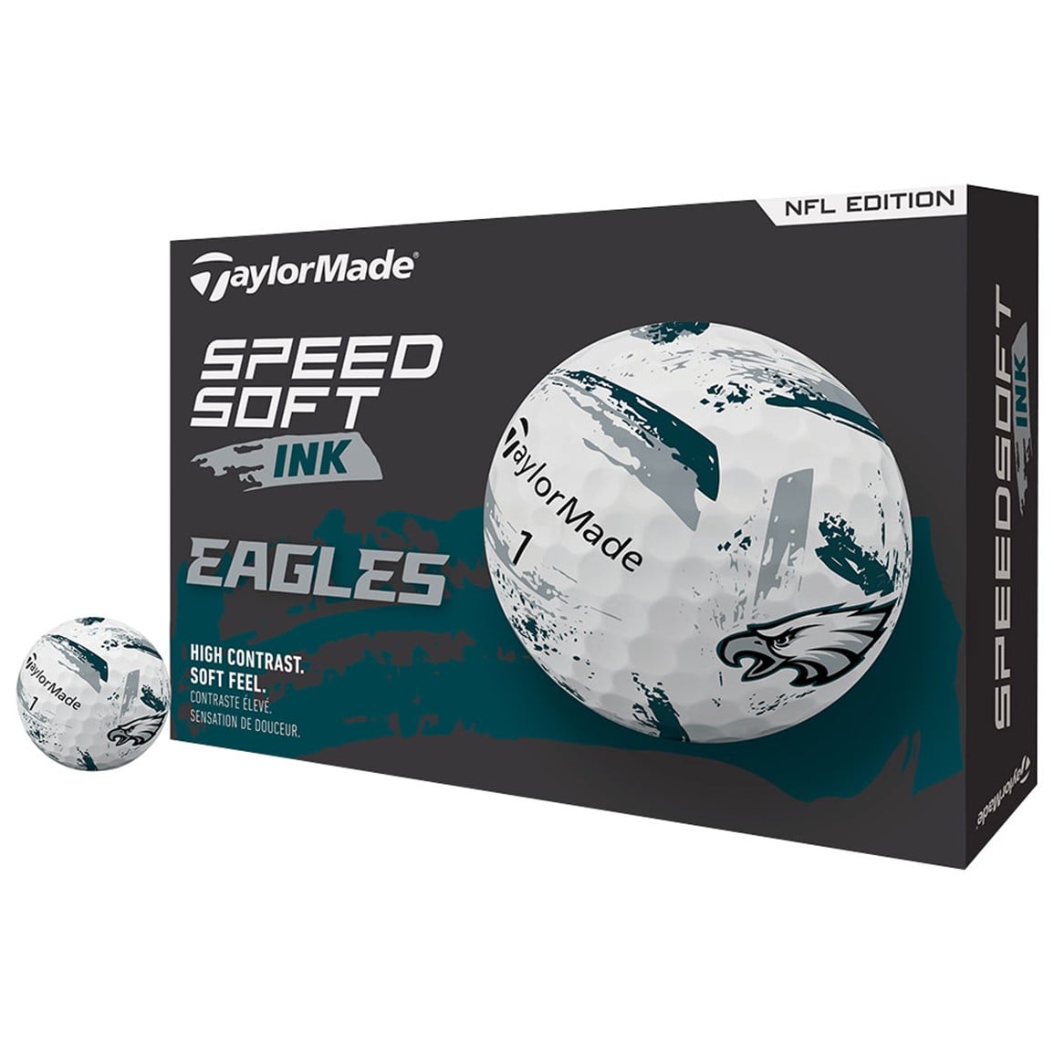 TaylorMade Speed Soft INK NFL Golf Balls