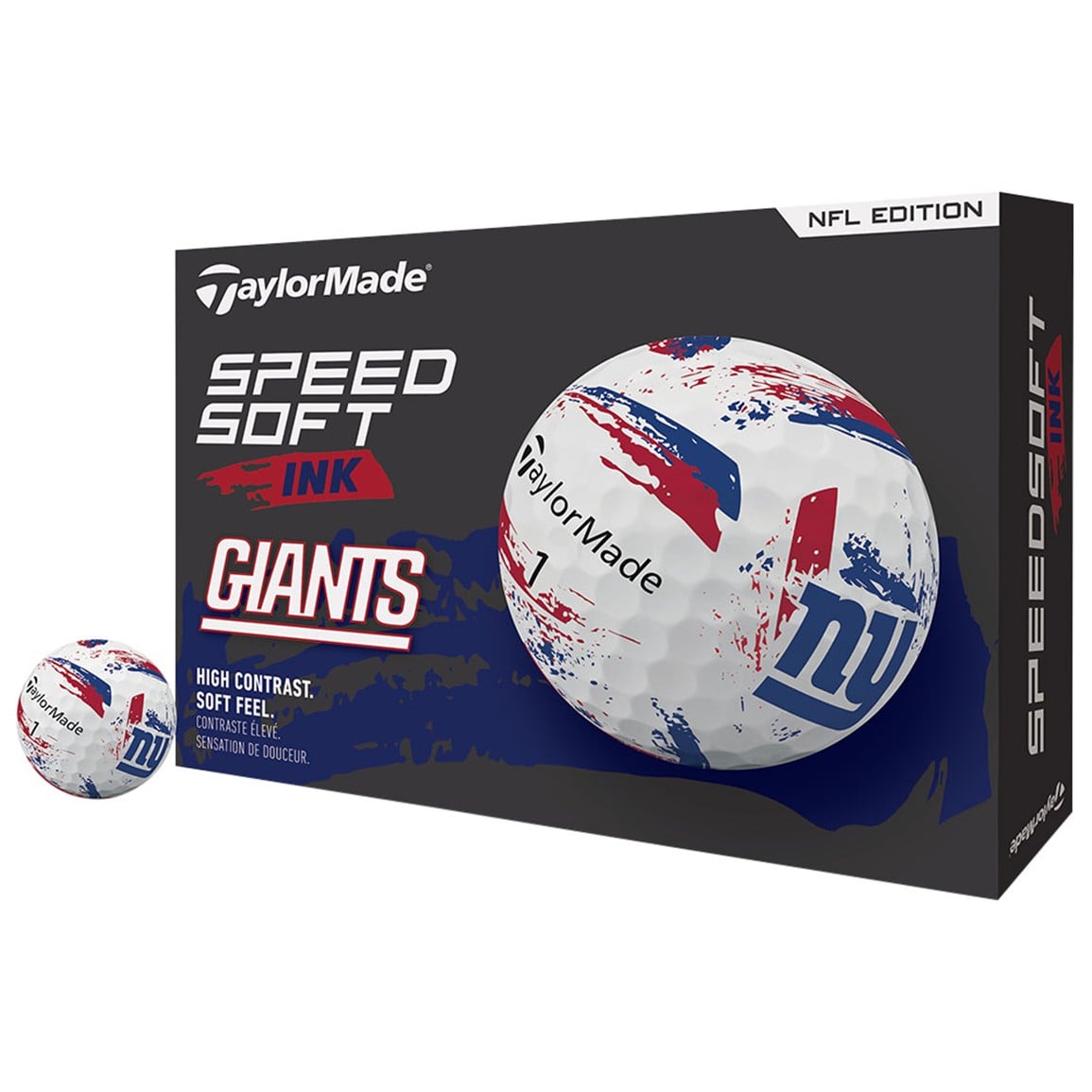 TaylorMade Speed Soft INK NFL Golf Balls