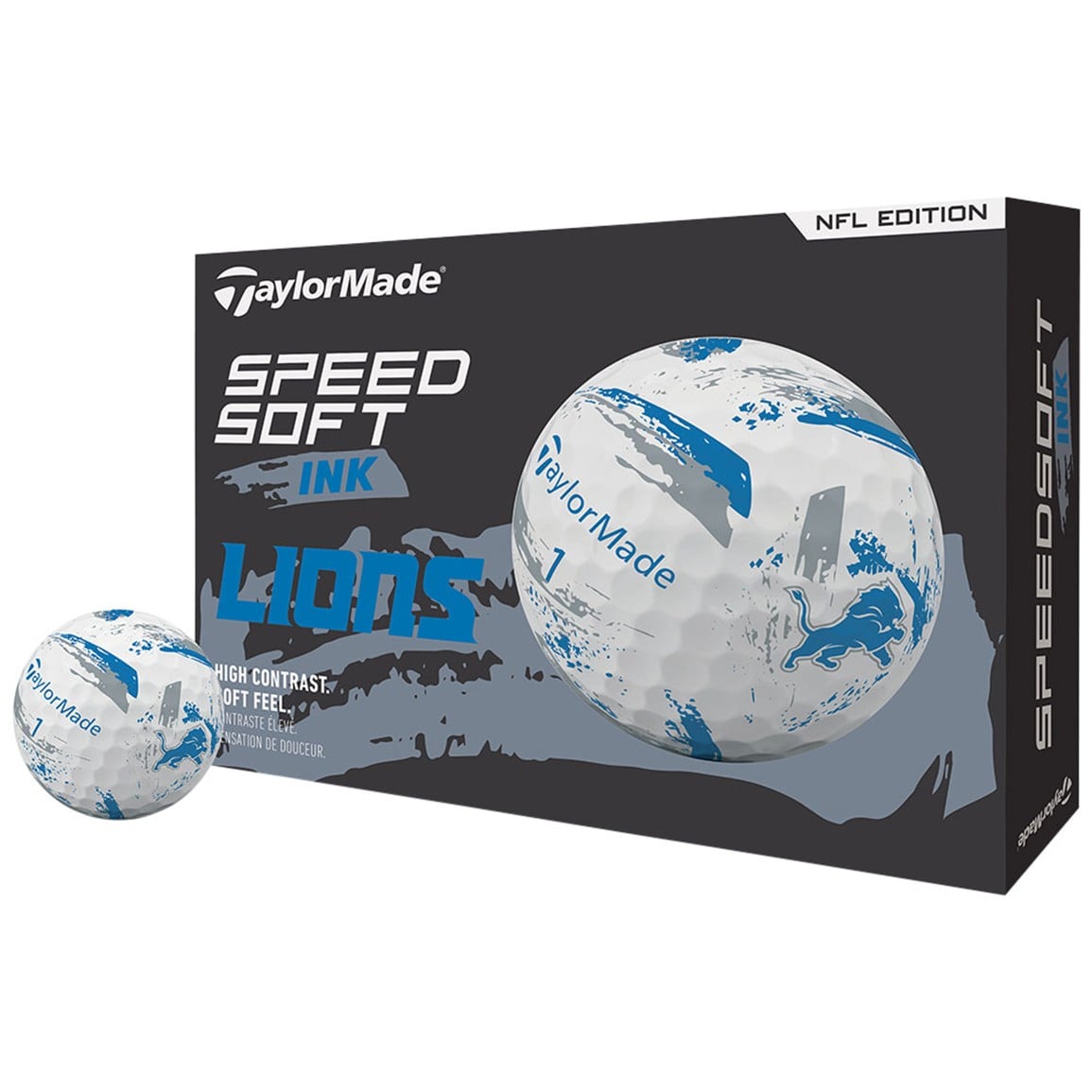 TaylorMade Speed Soft INK NFL Golf Balls