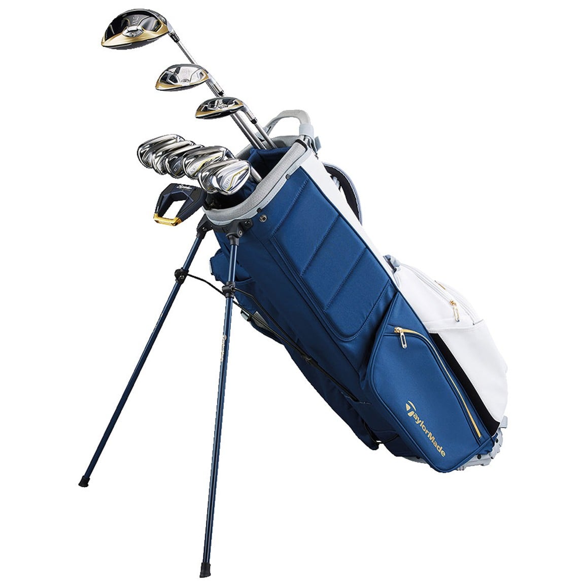 TaylorMade Ladies Kalea Gold Compete Set w/Stand Bag
