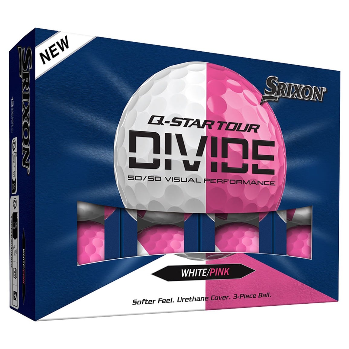 Srixon Q-Star Tour Divide Golf Balls