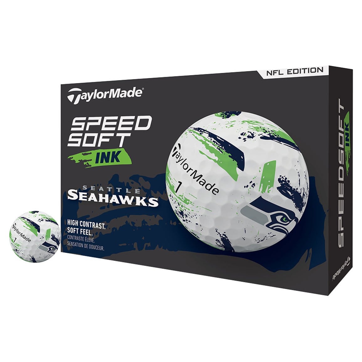 TaylorMade Speed Soft INK NFL Golf Balls