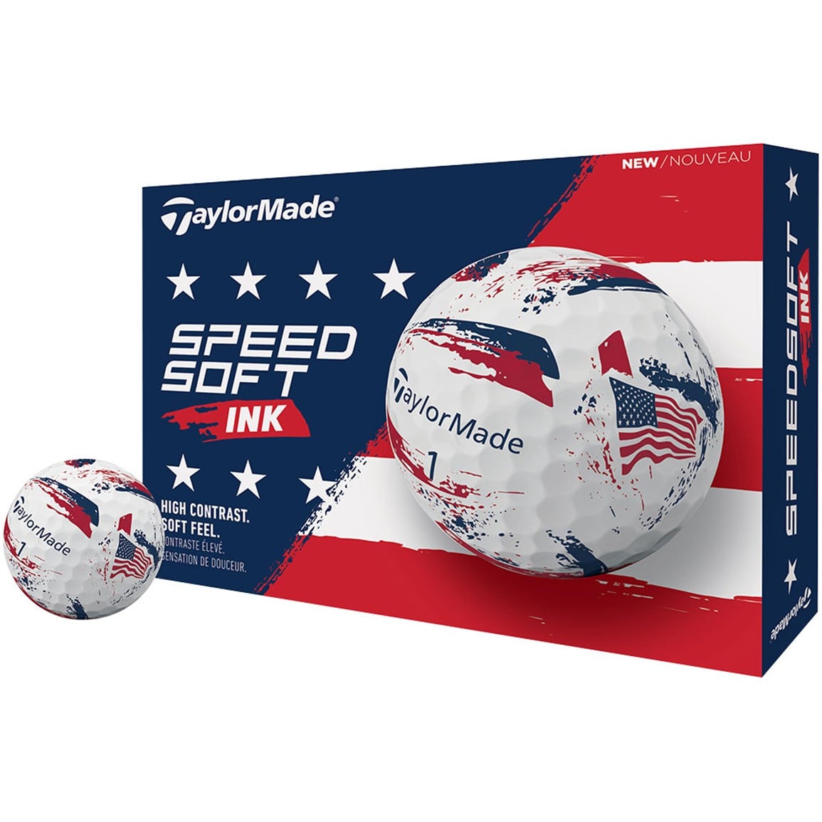 TaylorMade Speed Soft INK USA Golf Balls