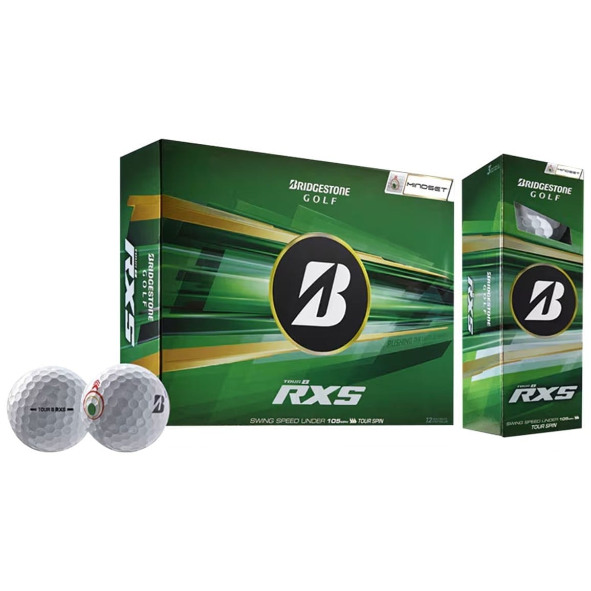 Bridgestone 2026 Tour B RXS Mindset Golf Ball