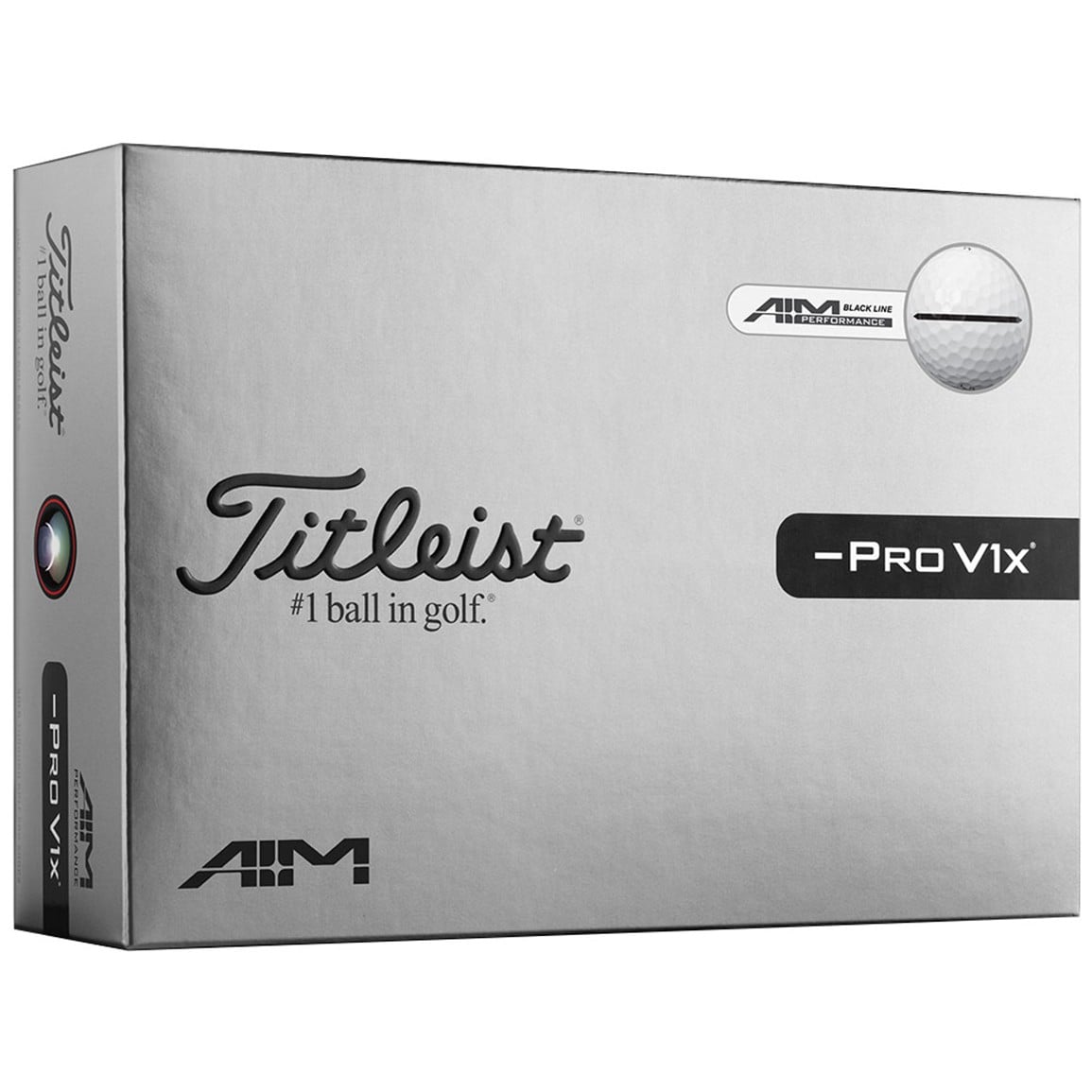 Titleist Pro V1x Left Dash Performance Alignment Golf Ball