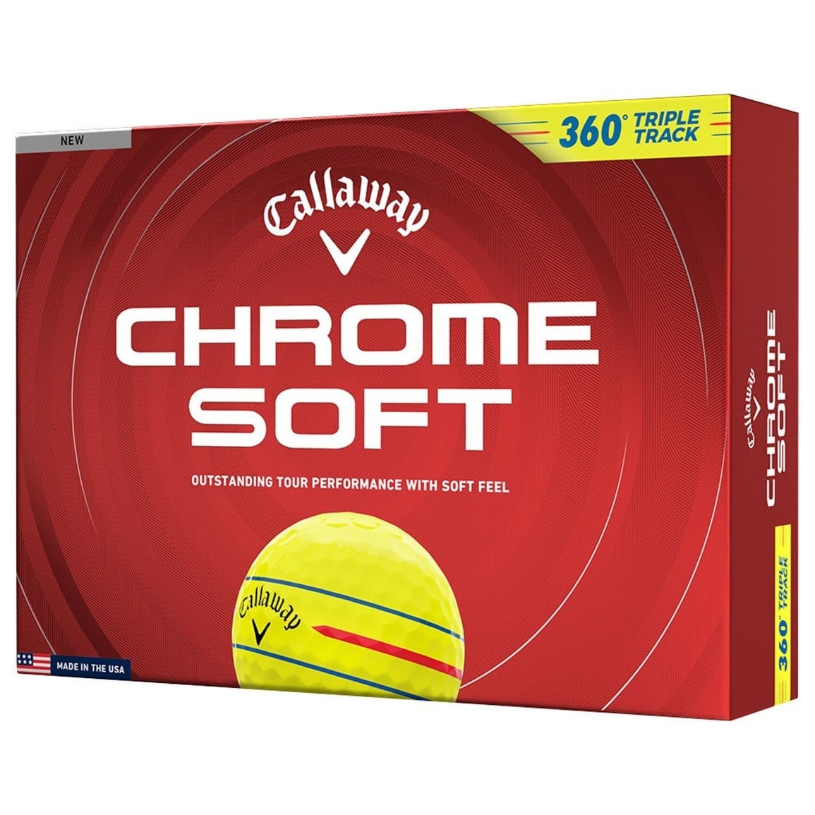 Callaway 2026 Chrome Soft 360 Triple Track Golf Ball