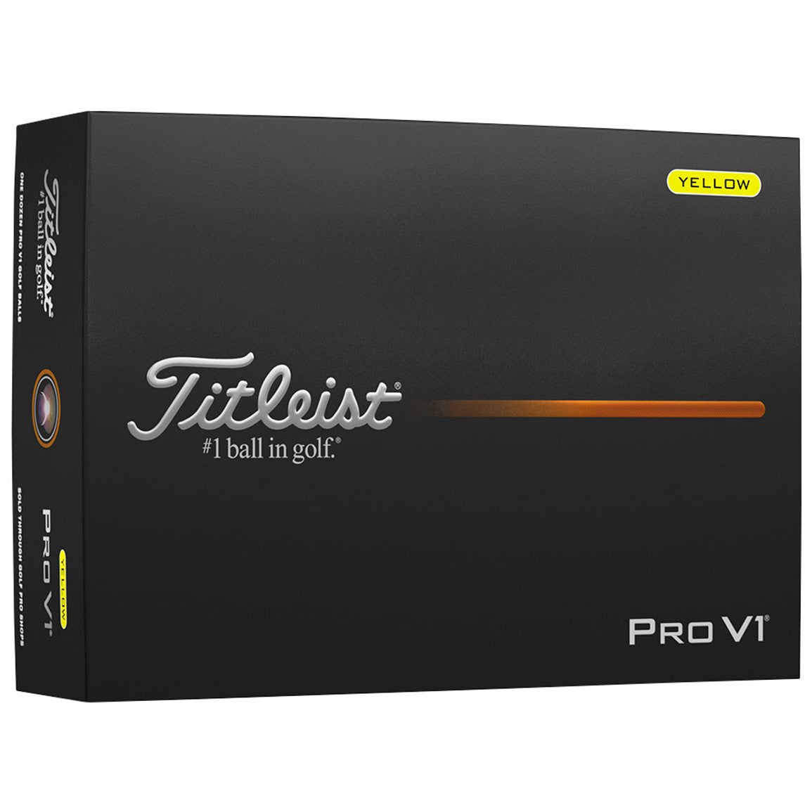 Titleist Pro V1 Personalized Yellow Golf Balls